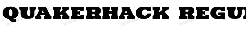Quakerhack Regular字体转换